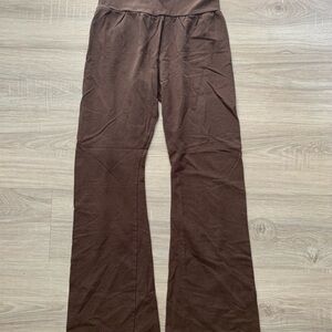 Brown Flared Pants